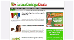 Desktop Screenshot of garcinia.ca