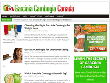 Tablet Screenshot of garcinia.ca